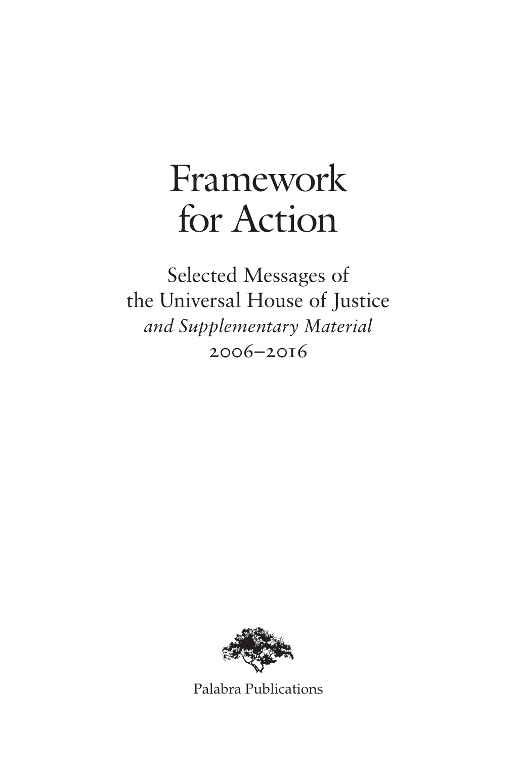 Framework for Action