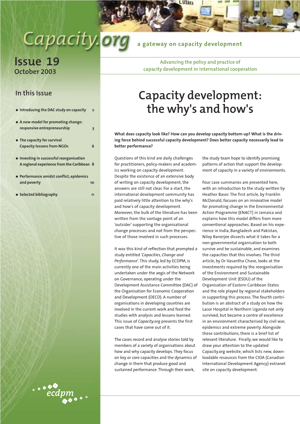 Capacity Development