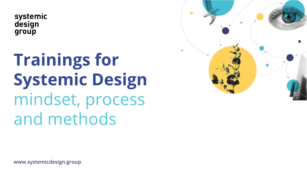 Trainings for Systemic Design Mindset, Process and Methods