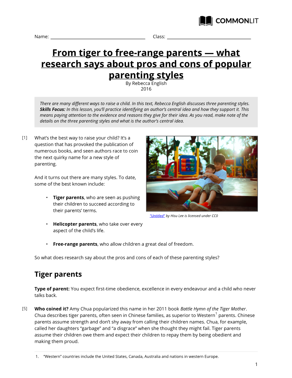 From Tiger to Free-Range Parents — What Research Says About Pros and Cons of Popular Parenting Styles by Rebecca English 2016