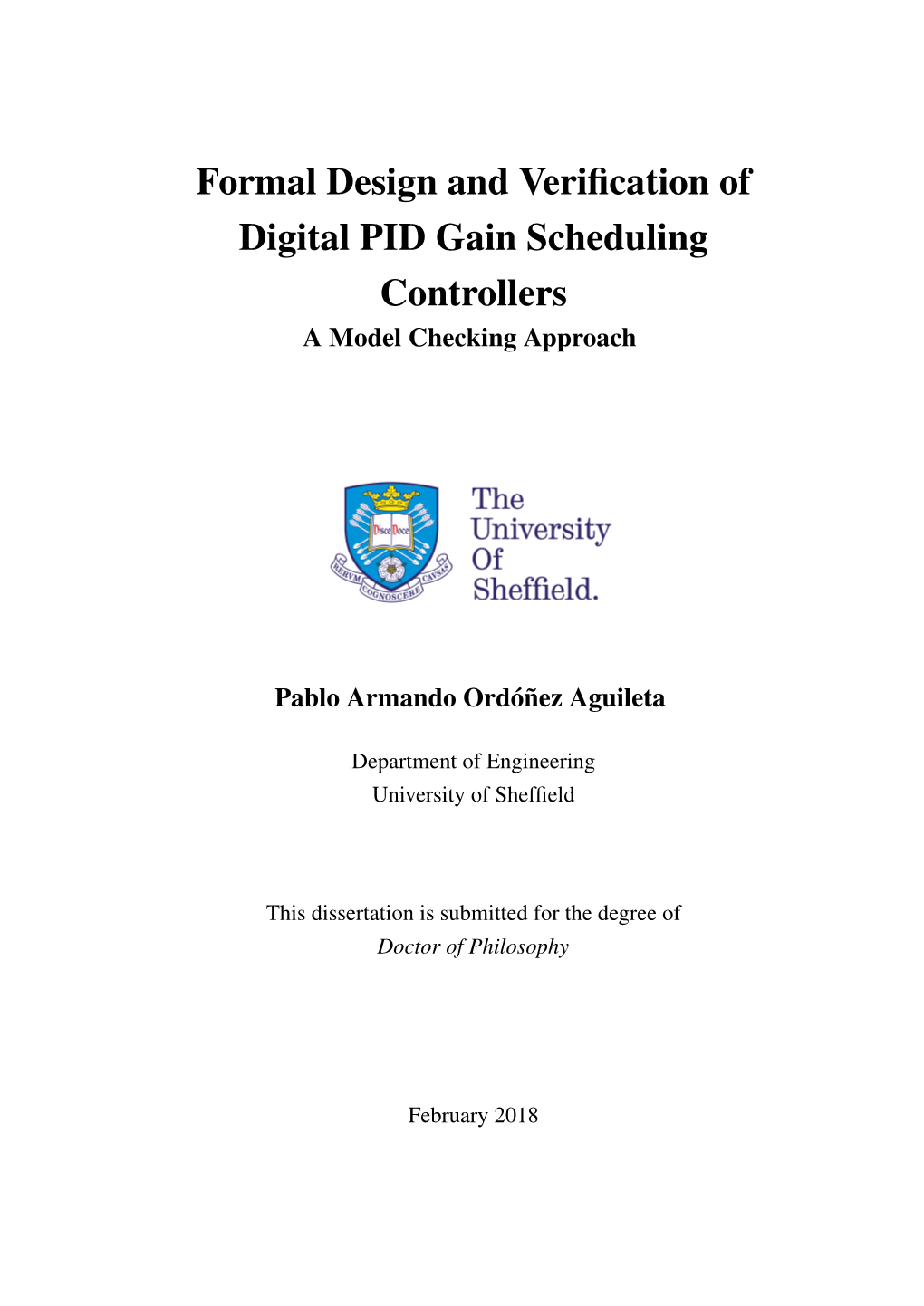 Formal Design and Verification of Digital PID Gain Scheduling Controllers a Model Checking Approach