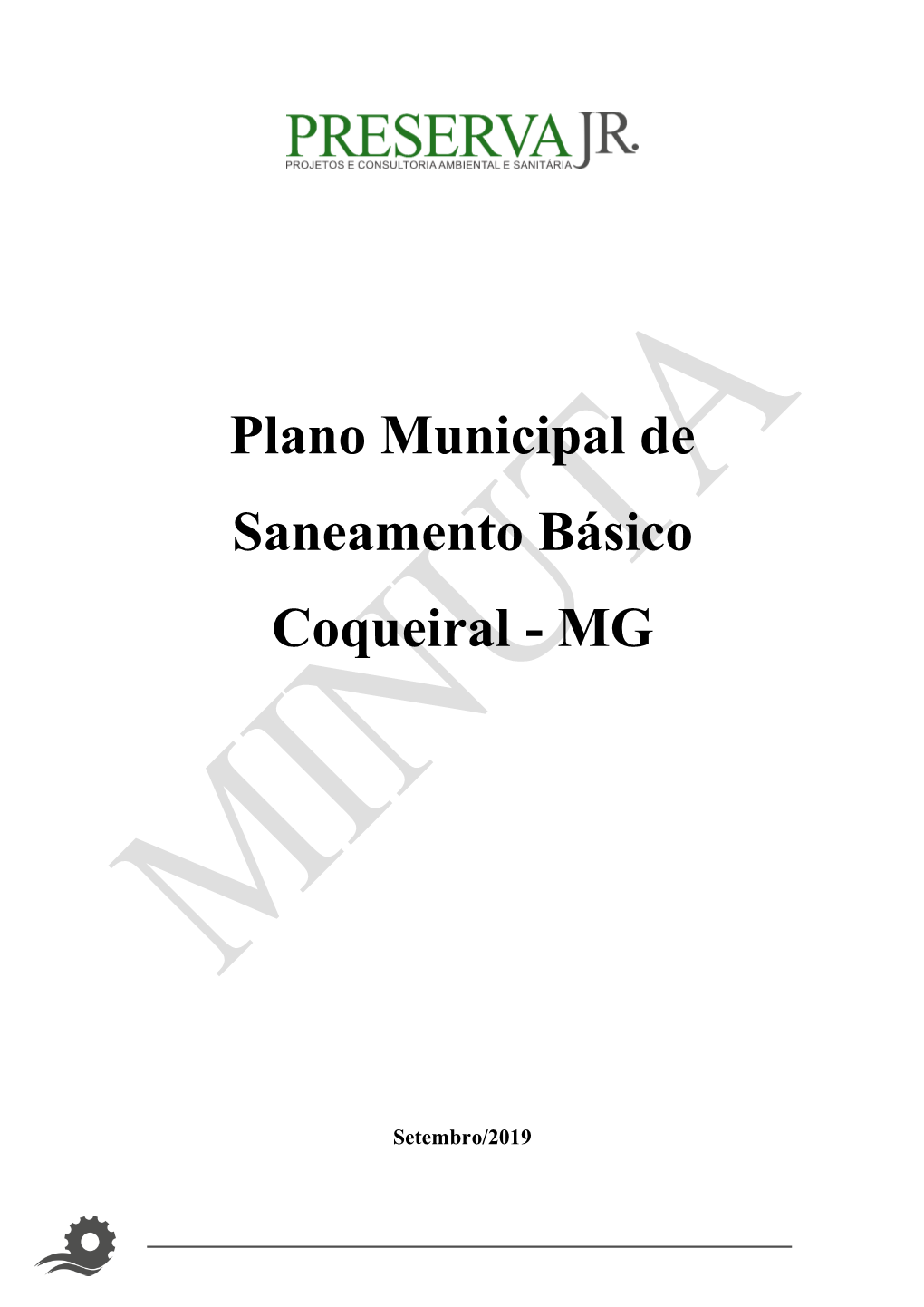 Plano Municipal De Saneamento Básico Coqueiral - MG