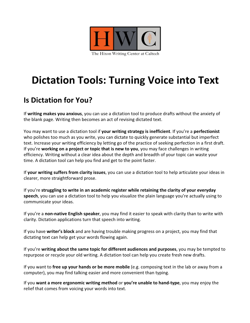 Dictation Tools: Turning Voice Into Text