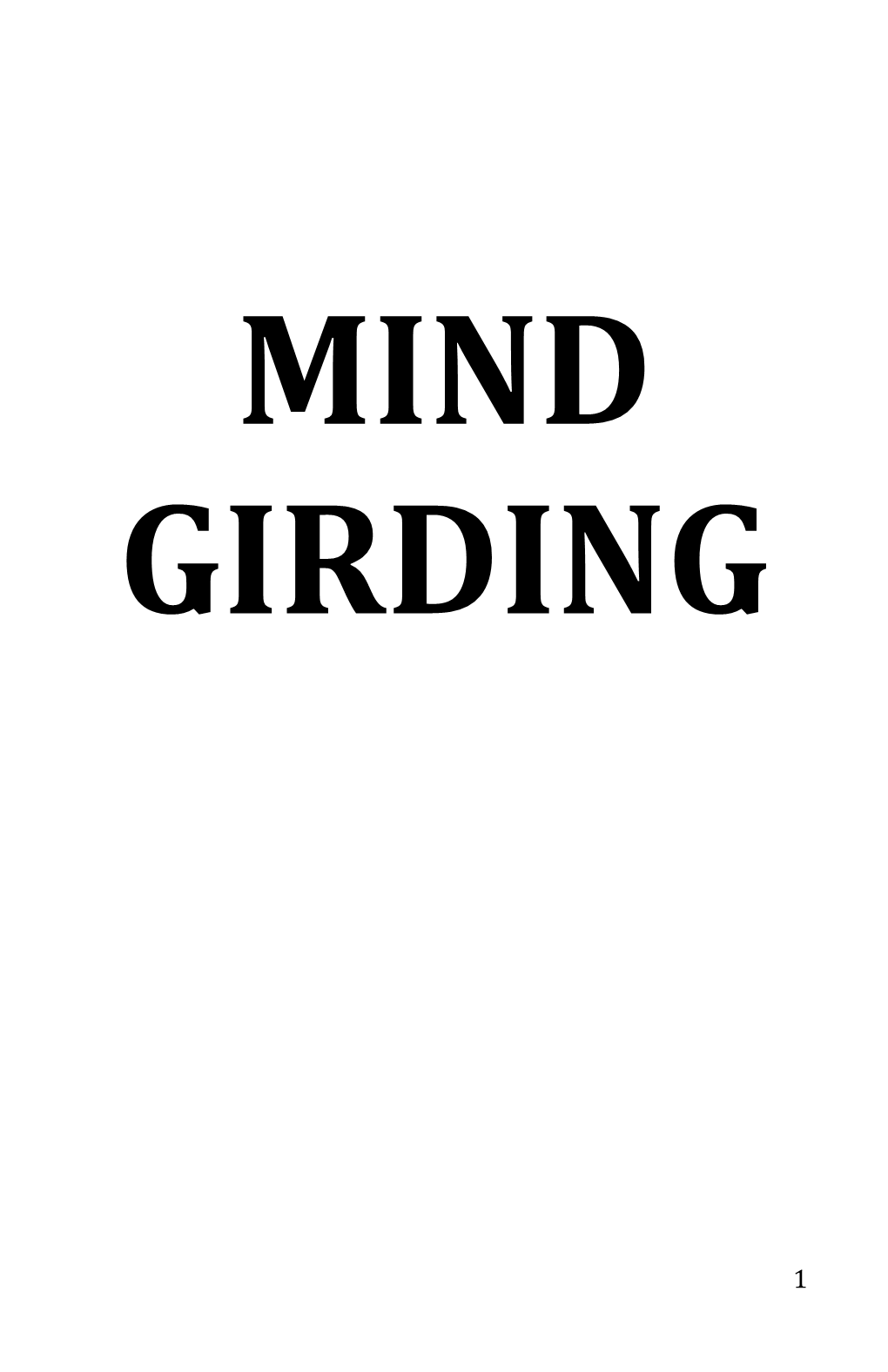 Mind-Girding.Pdf