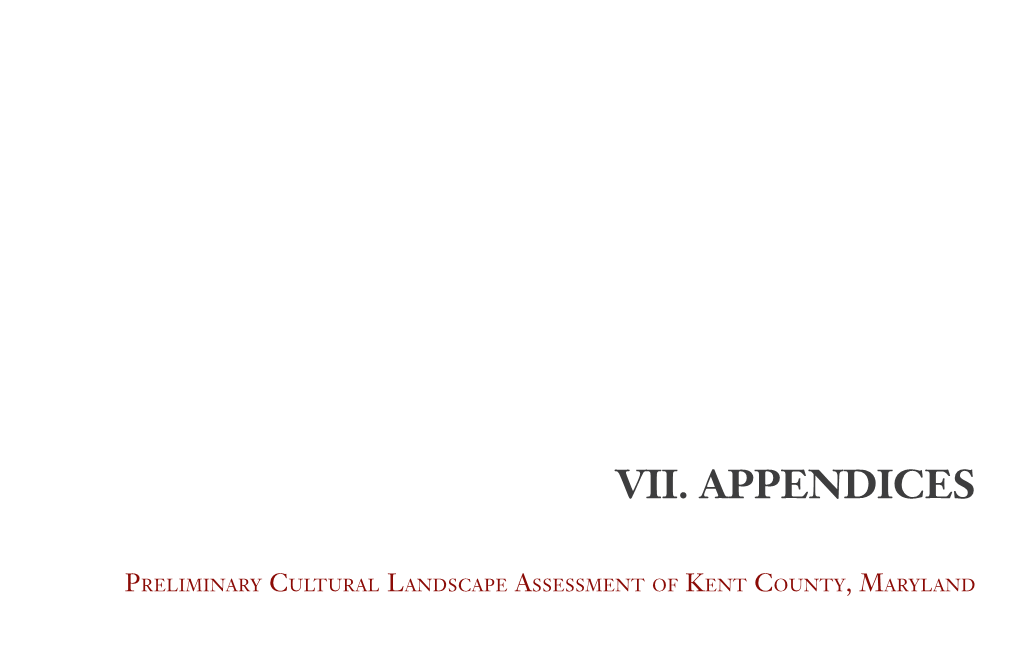 Vii. Appendices