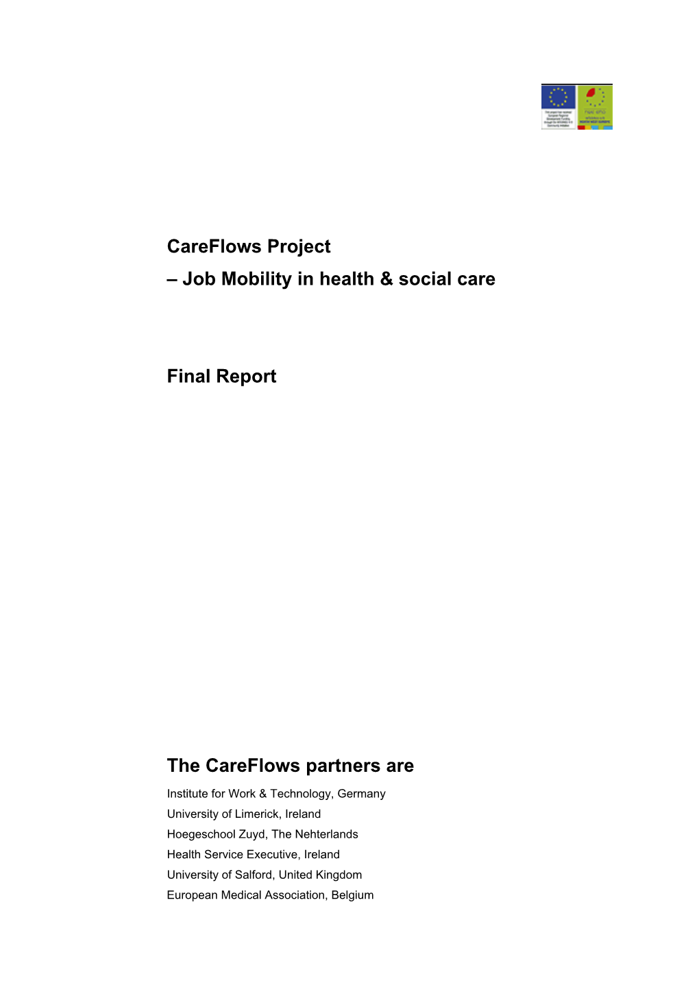 Job Mobility in Health & Social Care Final Report the Careflows