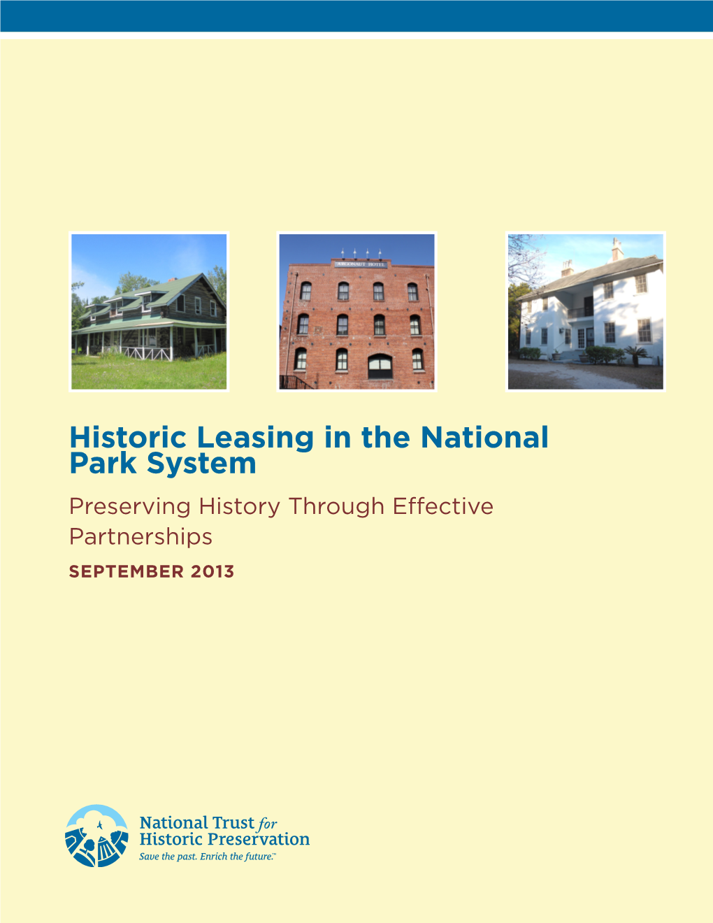 Historic Leasing in the National Park System