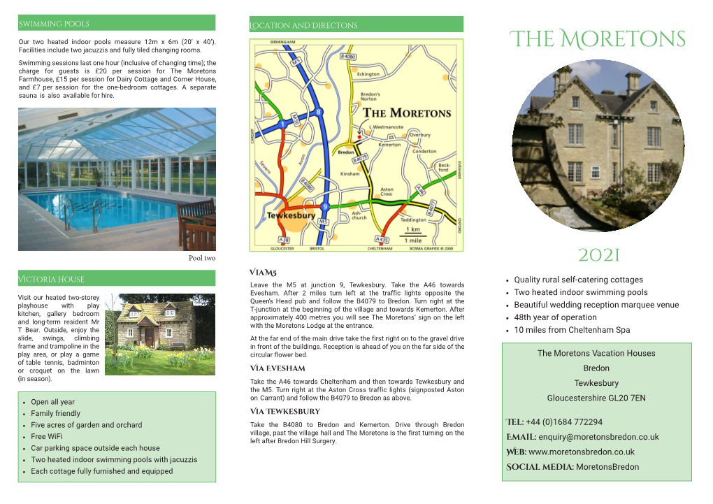2021 Cottages Leaflet
