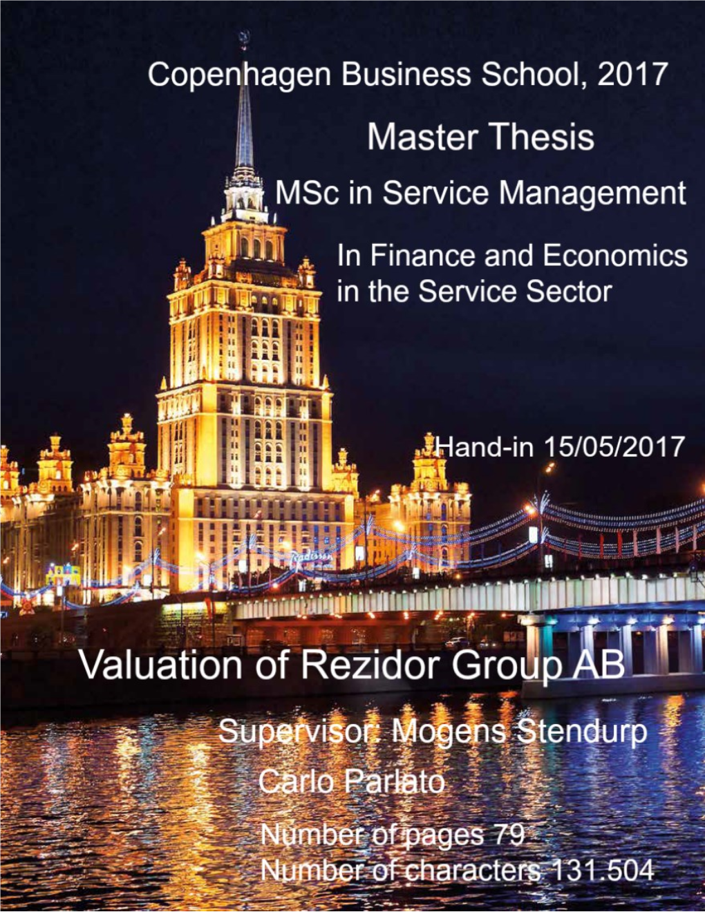 310193 Valuation of Rezidor