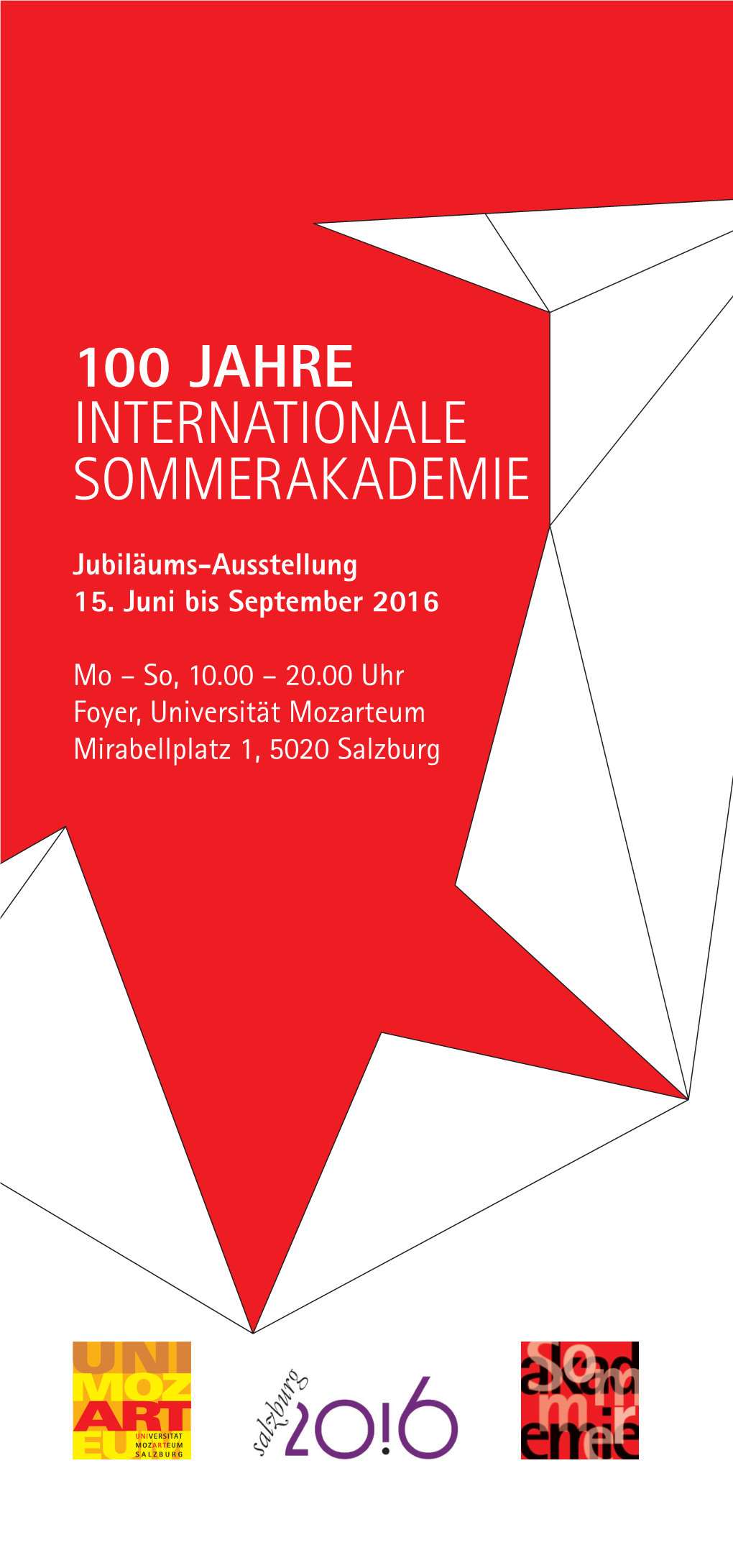 100 Jahre Internationale Sommerakademie