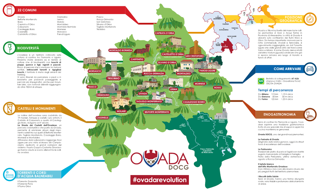 Mappa Ovada Docg