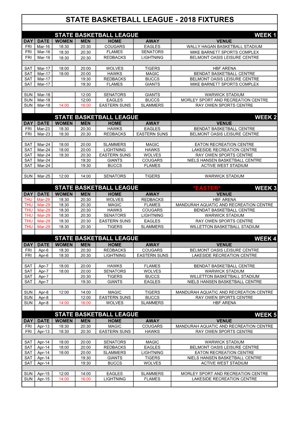 SBL Fixtures 2018 Official V1