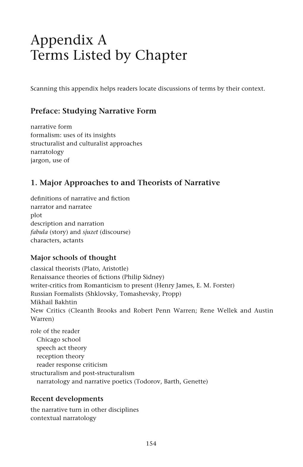 Appendix a Terms Listed by Chapter