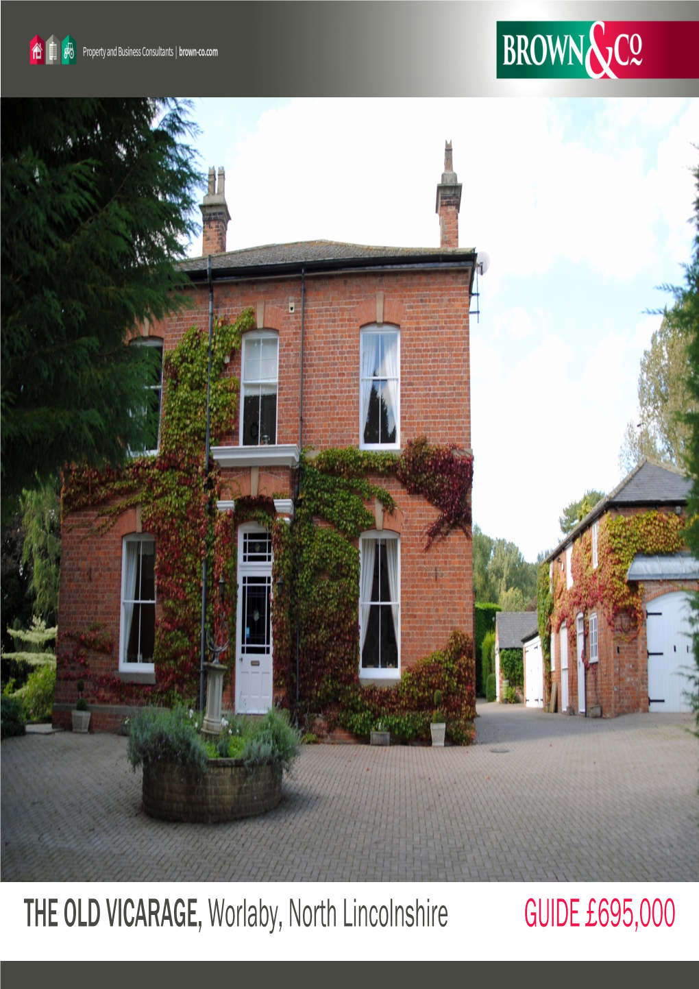 GUIDE £695,000 the OLD VICARAGE, Worlaby, North