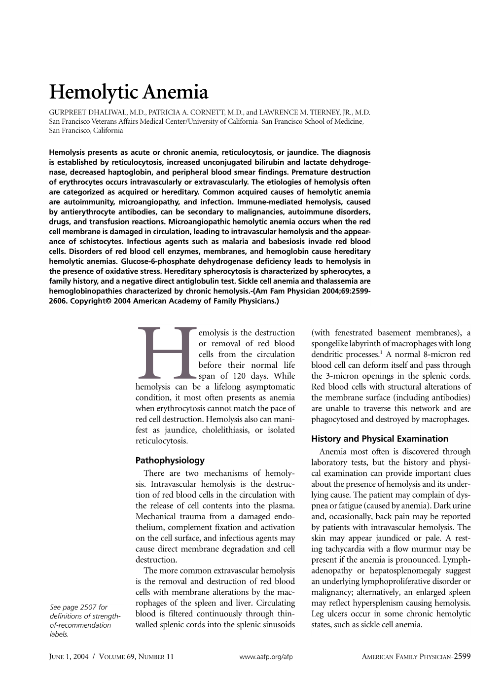 2004 Concise Review Dx Hemolytic Anemia.Pdf