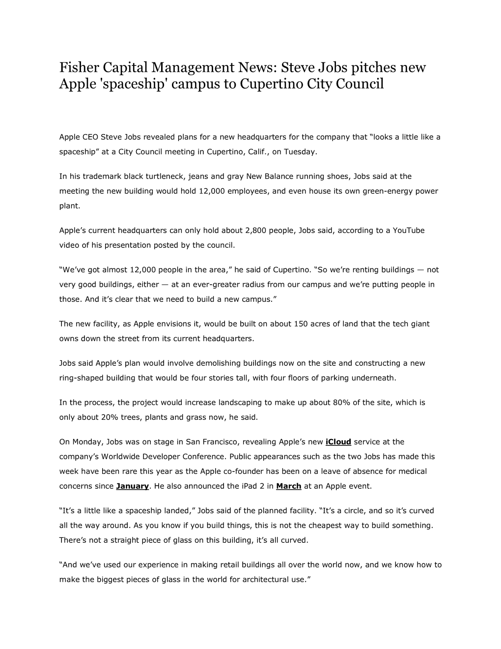 Campus to Cupertino City Council