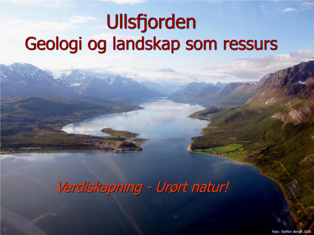 En Geologisk Forklaring Av Landskapet