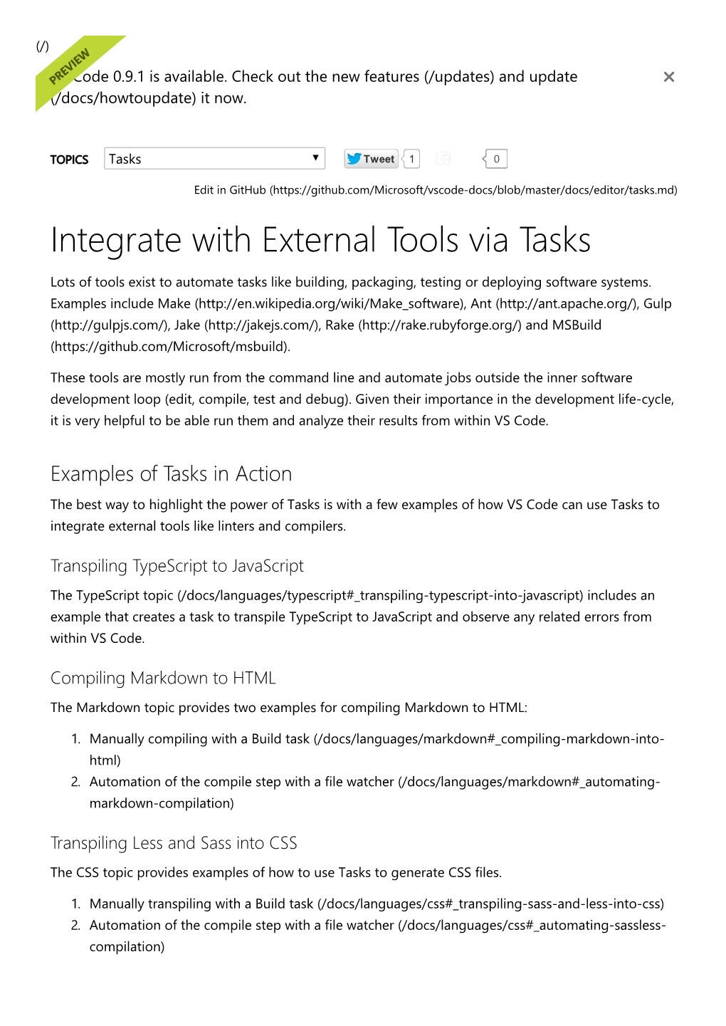 Integrate with External Tools Via Tasks