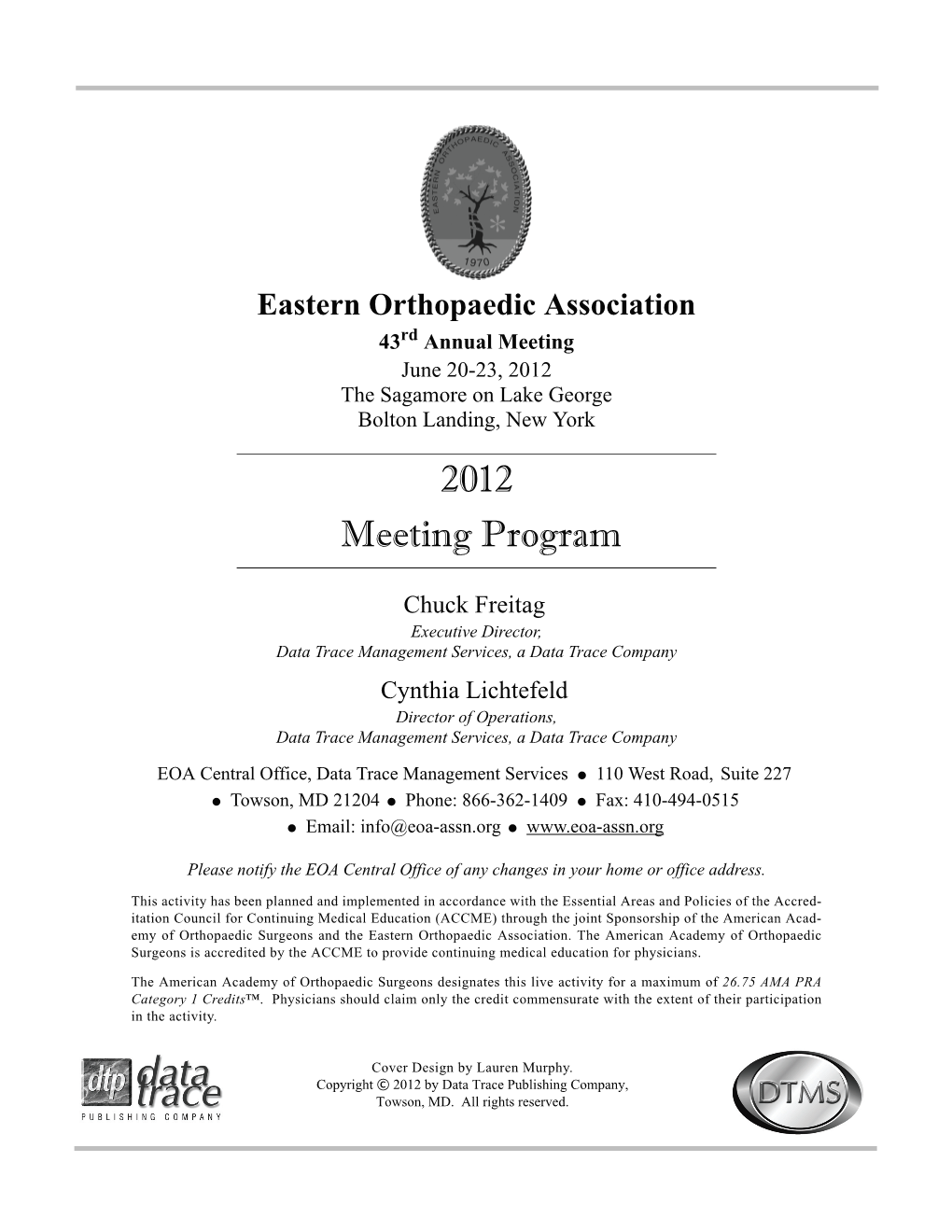 2012 Meeting Program