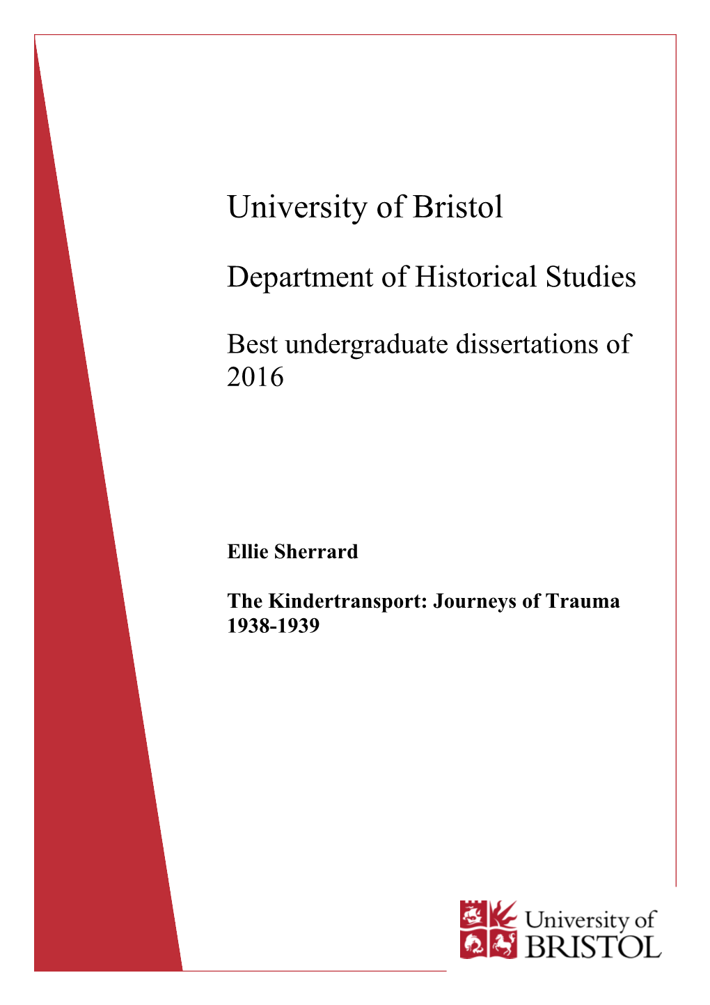 Department of Historical Studies