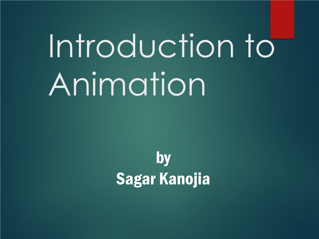 History of Animation