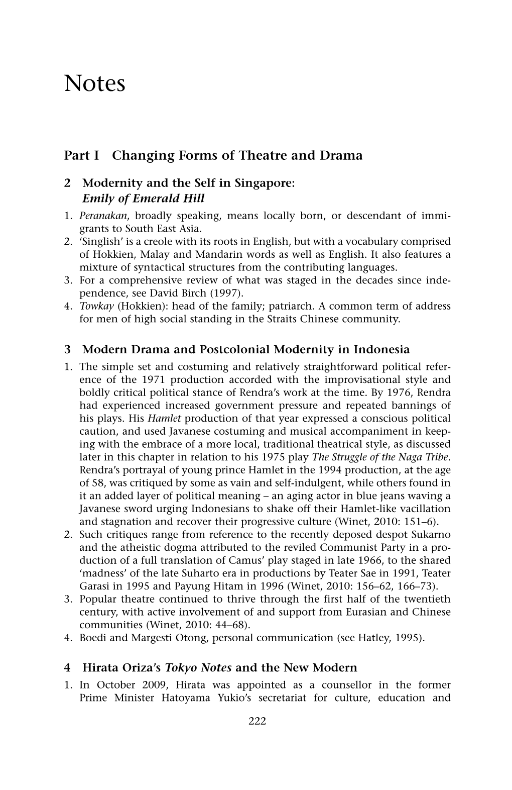 Part I Changing Forms of Theatre and Drama