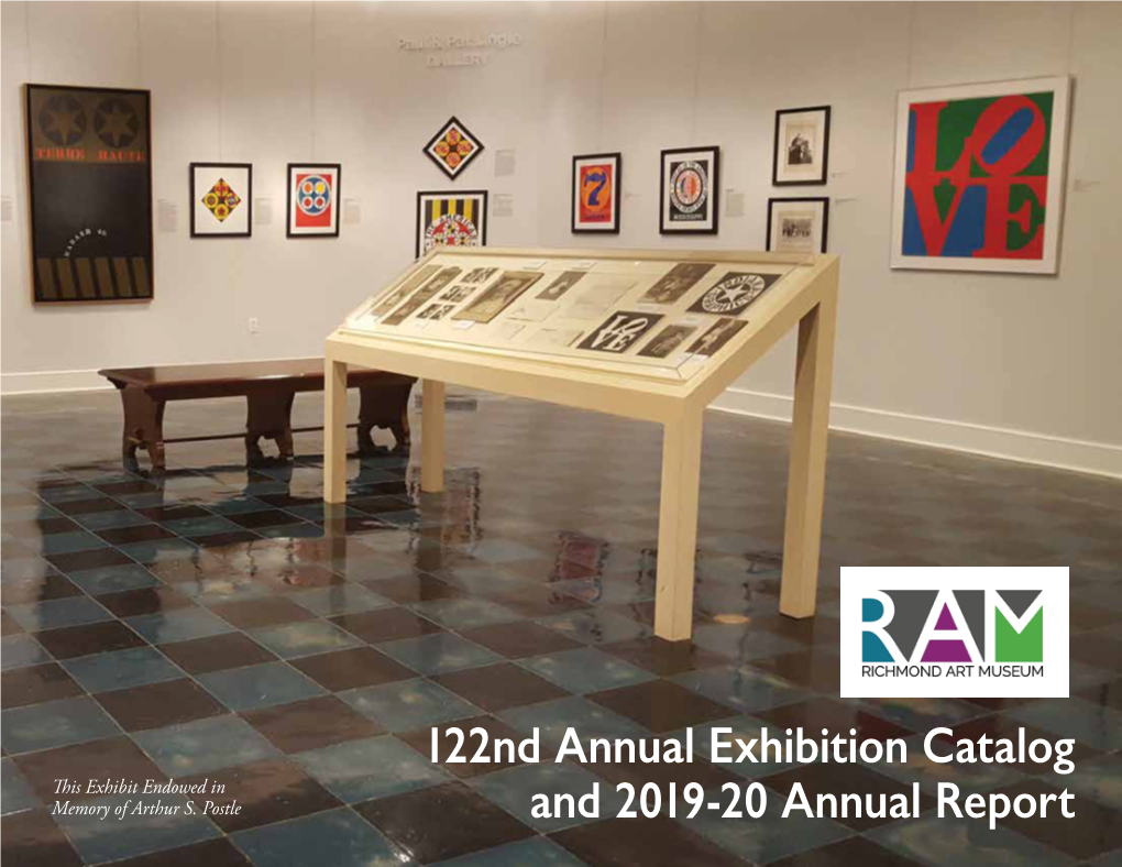 122Nd Annual Exhibition Catalog and 2019-20 Annual Report
