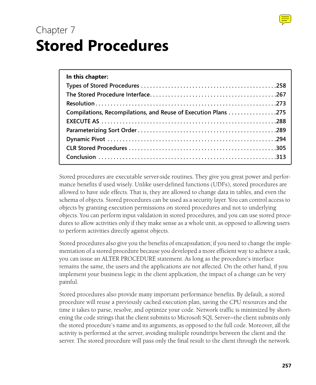 Stored Procedures