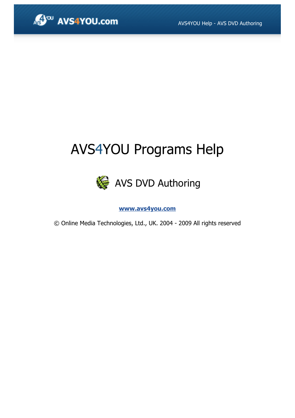 AVS DVD Authoring
