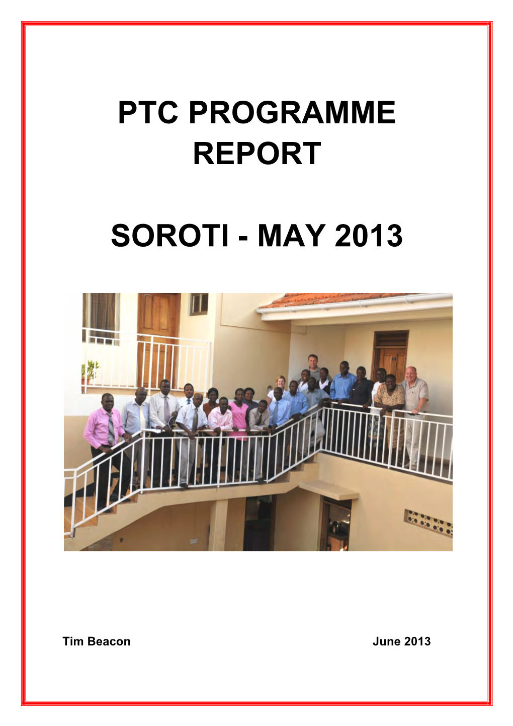 Ptc Programme Report Soroti