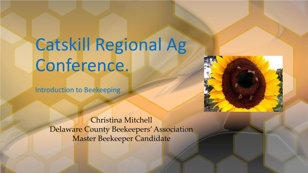 Catskill Regional Ag Conference