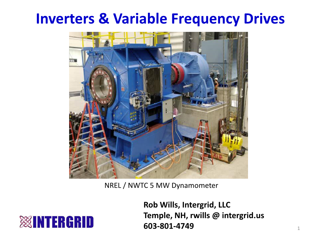 Inverters & Variable Frequency Drives