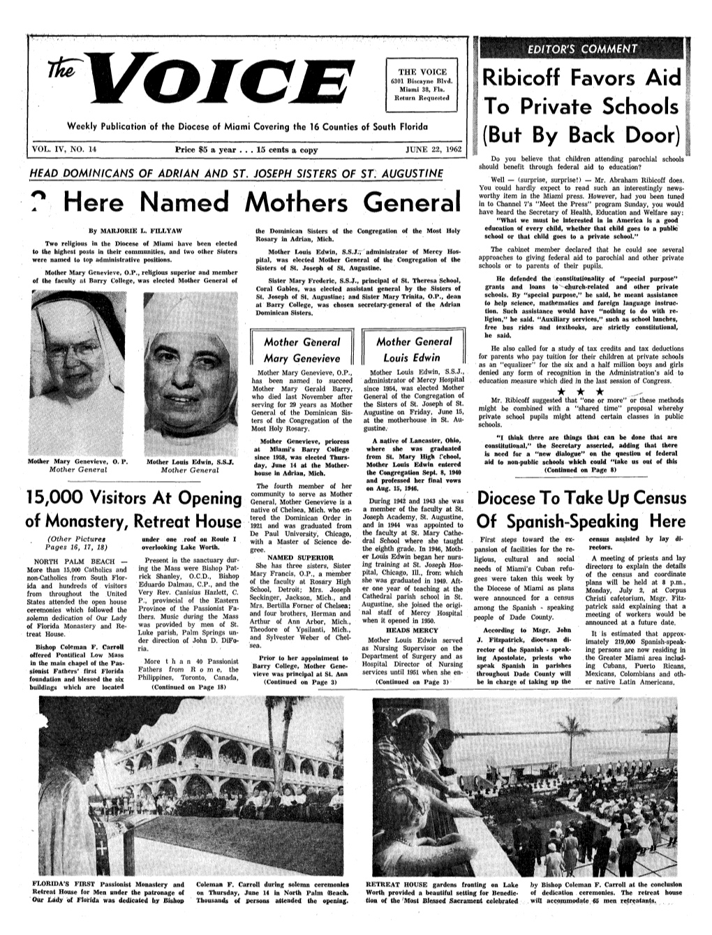 ? Here Named Mothers General Have Heard the Secretary of Health, Education and Welfare Say: "What We Must Be Interested in in America Is a Good by MARJORIE L