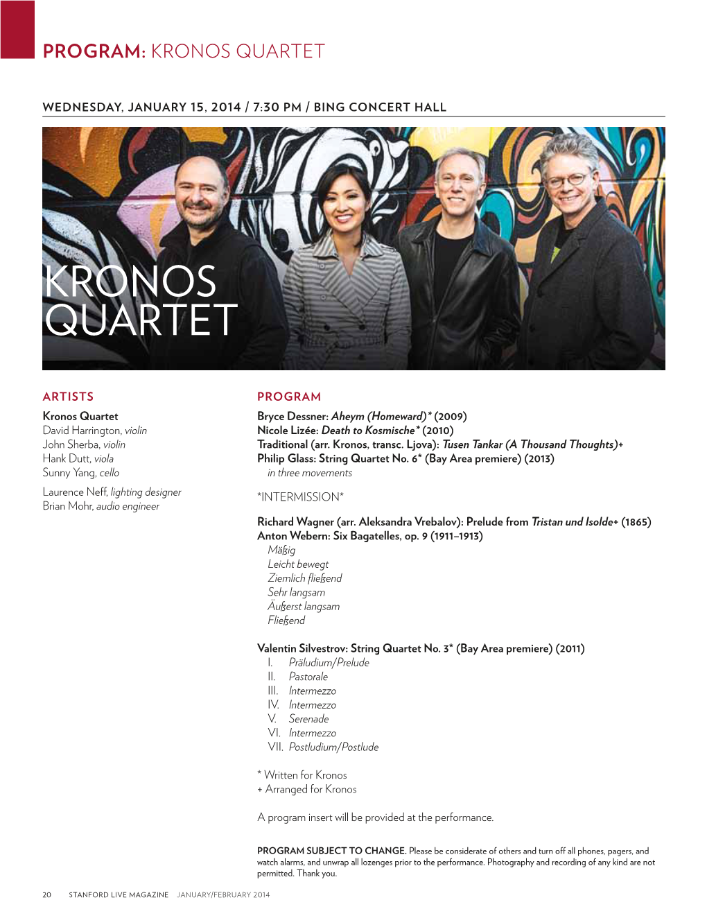 Kronos Quartet