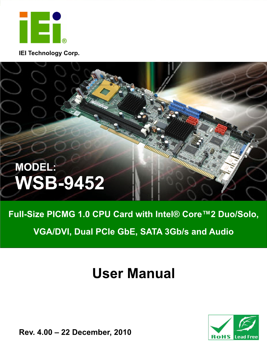 WSB-9452 User Manual