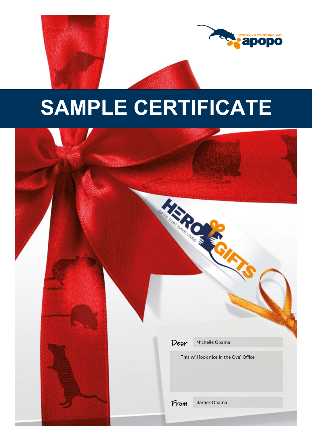 Sample Certificate