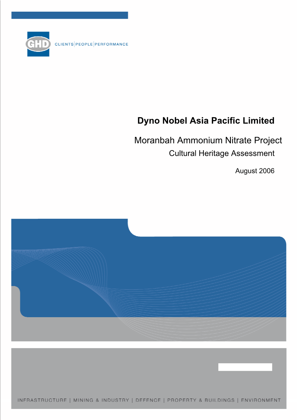 Dyno Nobel Asia Pacific Limited Moranbah Ammonium Nitrate Project