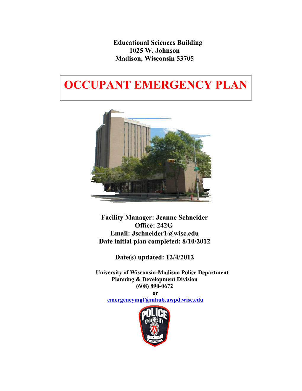 Emergency Preparedness Planning Guide