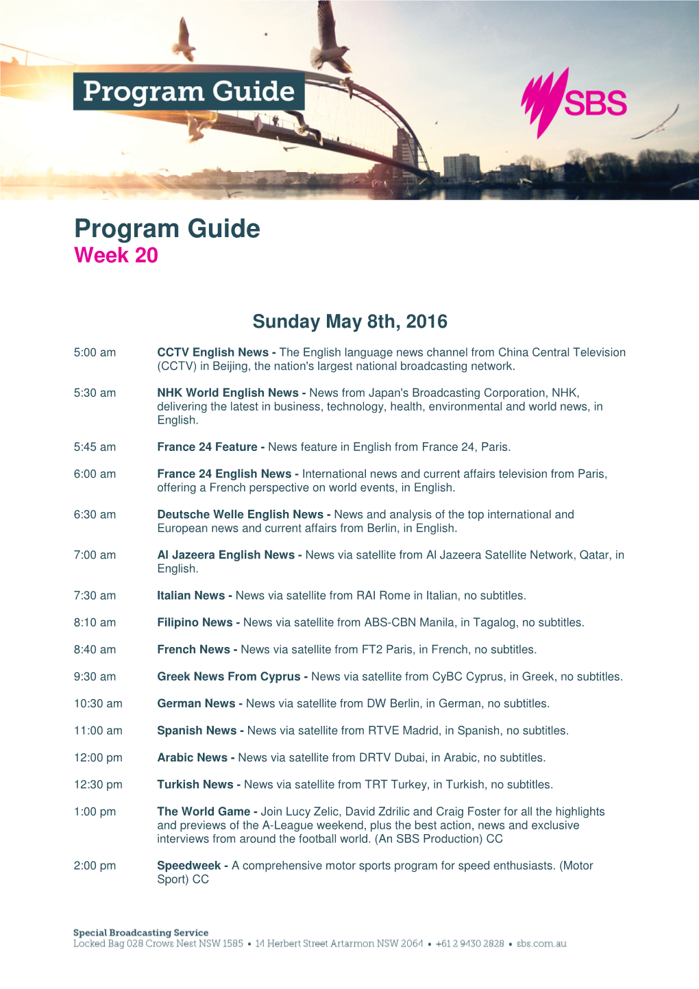 Program Guide Week 20