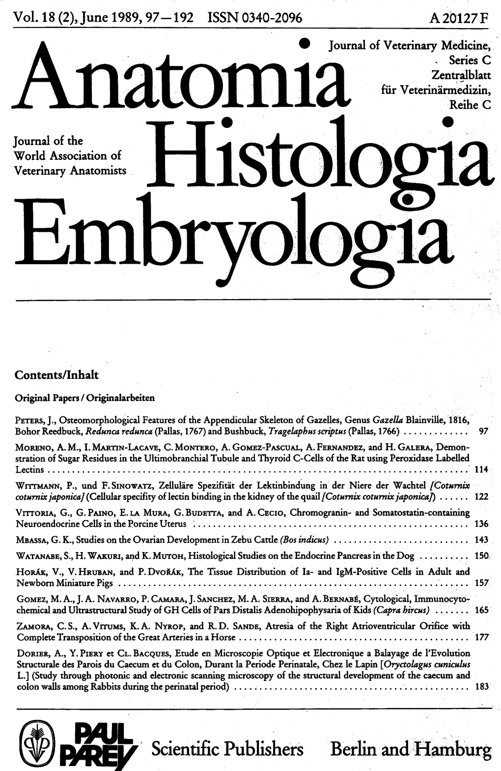 Osteomorphological Features of the Appendicular Skeleton of Gazelles