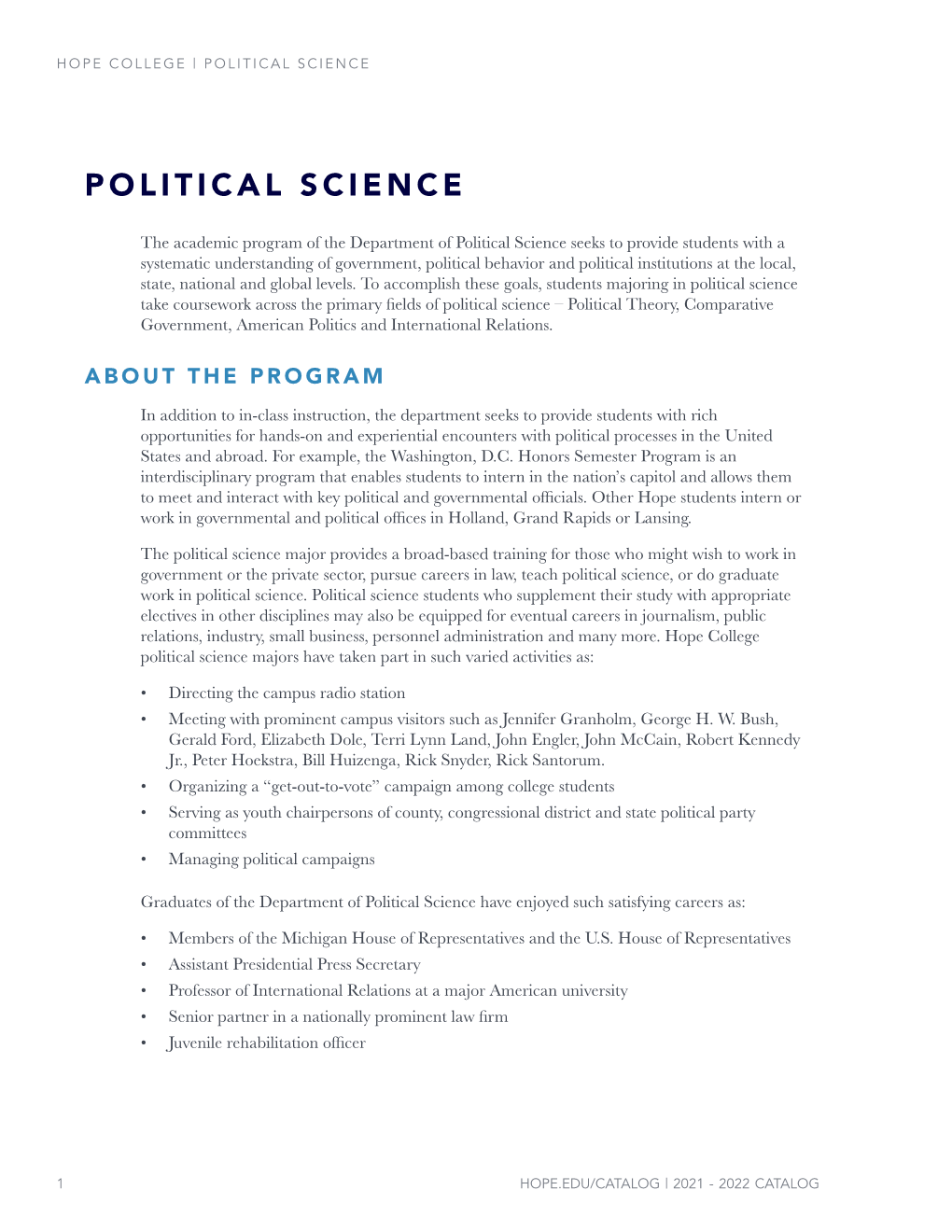 Political Science