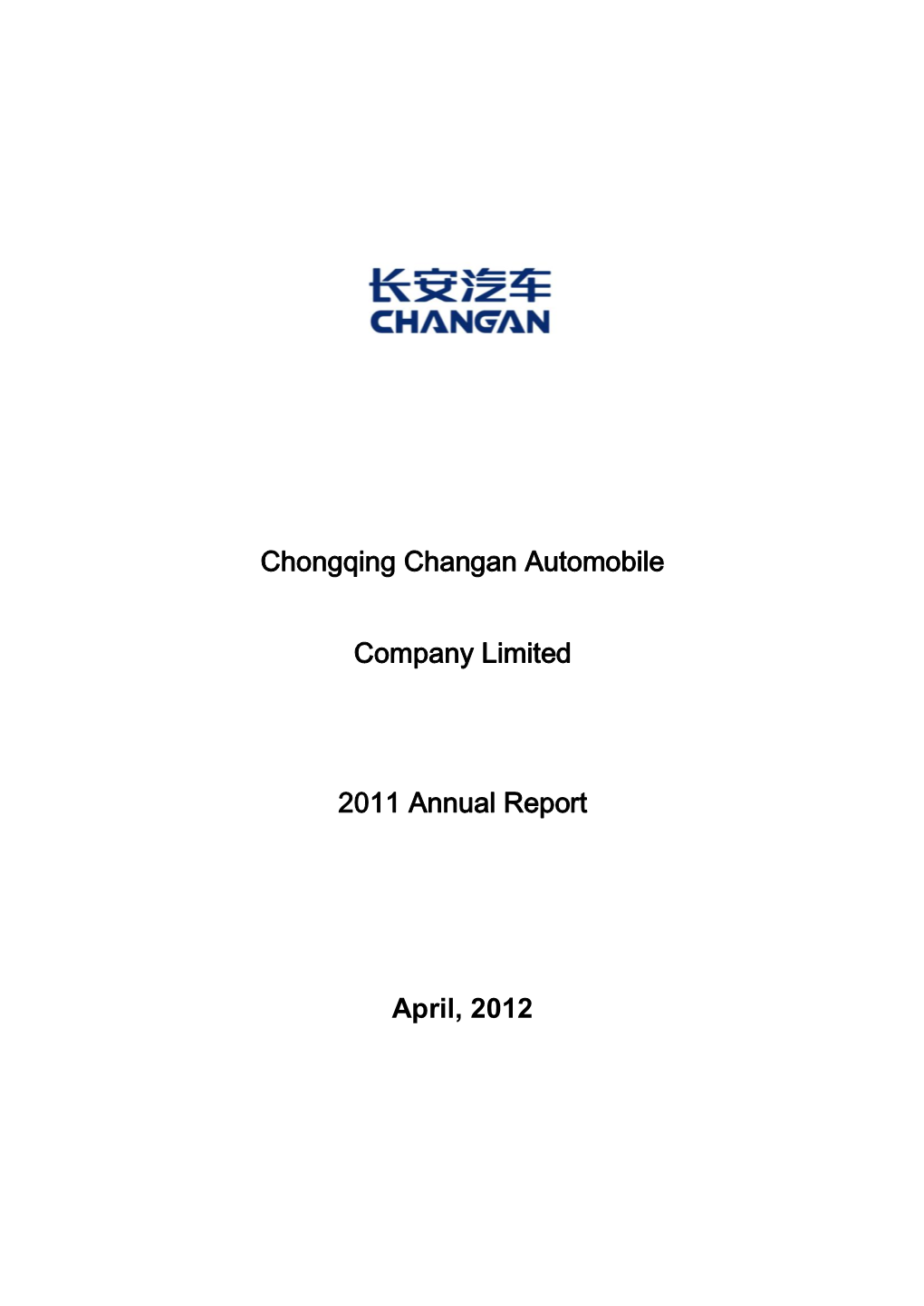 Chongqing Changan Automobile Company Limited 2011 Annual