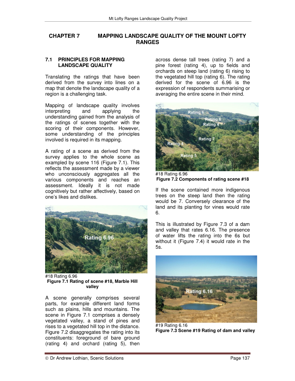 Chapter 7 Mapping Landscape Quality of the Mount Lofty Ranges