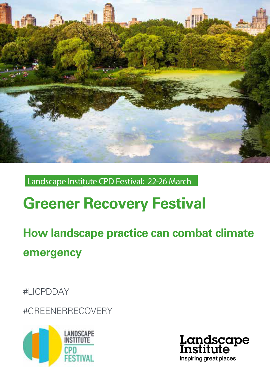 Greener Recovery Festival How Landscape Practice Can Combat Climate Emergency