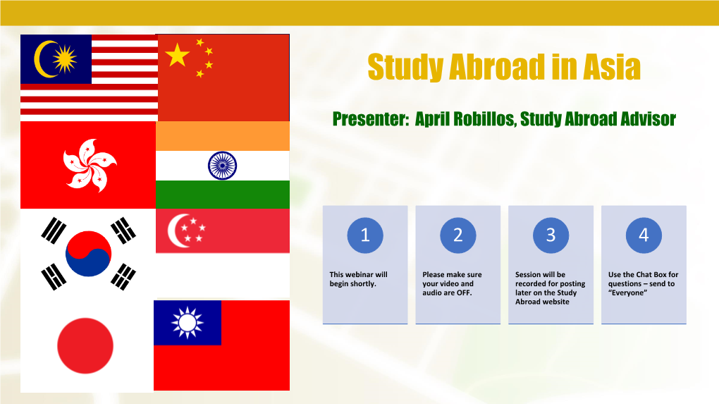 Study Abroad in Asia