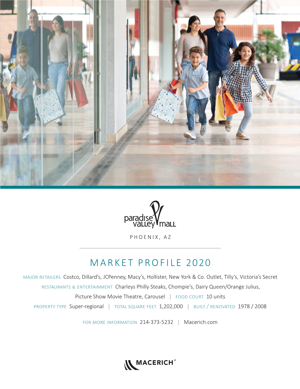 2020 Paradise Valley Mall Market Profile.Pdf
