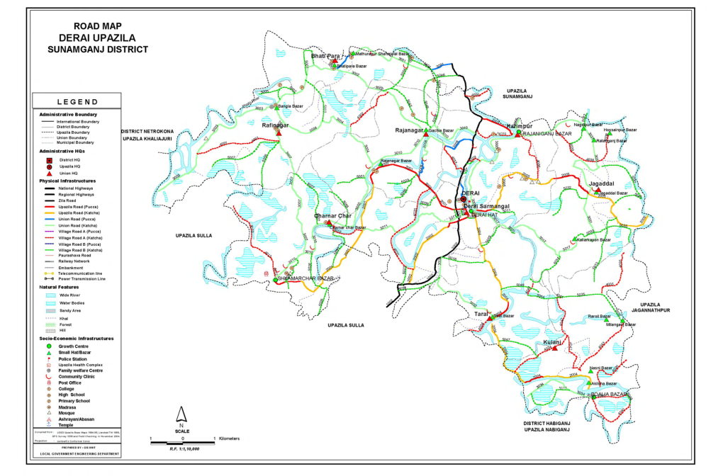 Inventory of LGED Road Network, March 2005, Bangladesh