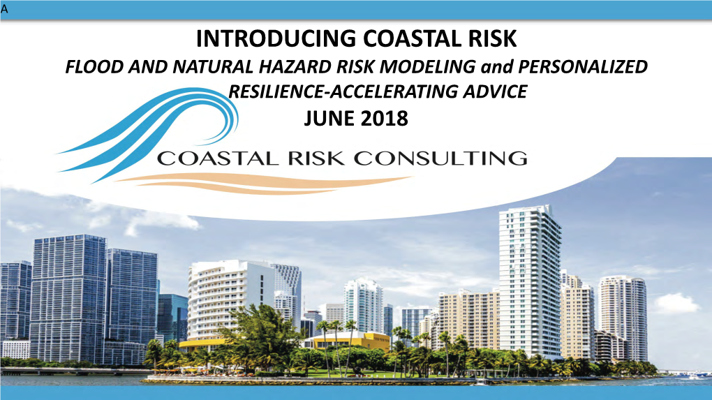 Coastal Risk Client Adaptation Story