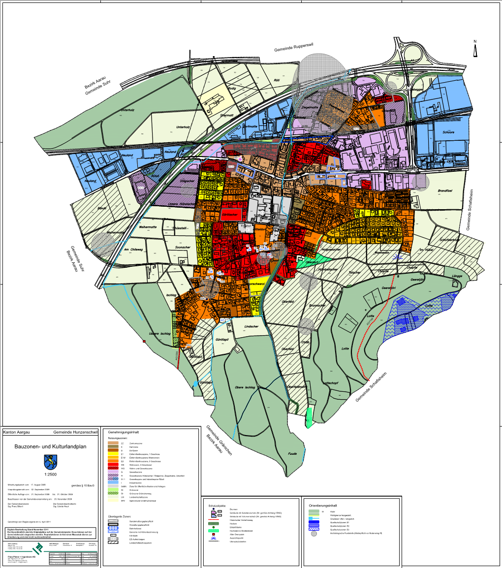 Bauzonen- Und Kulturlandplan