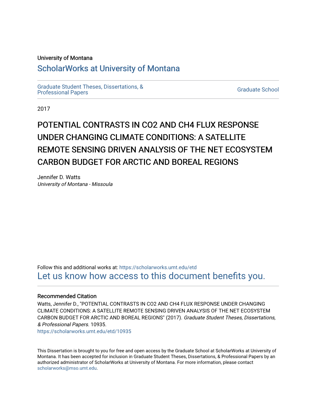 Potential Contrasts in Co2 and Ch4 Flux Response Under Changing Climate